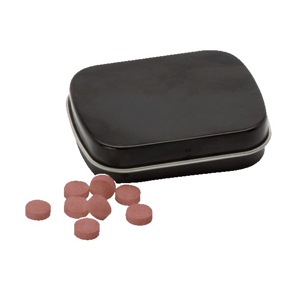 Sugar Free Mints in a Small Rectangular Hinged Tin 1