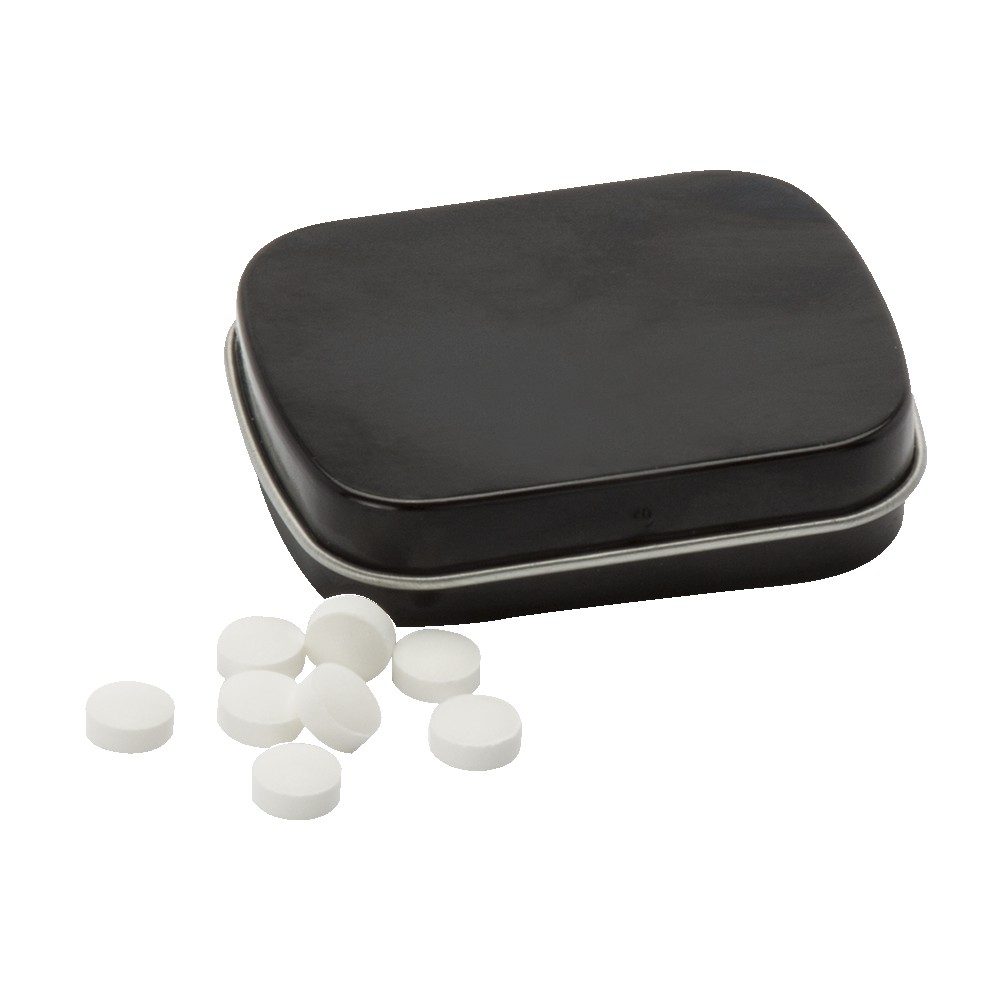 Sugar Free Mints in a Small Rectangular Hinged Tin 1