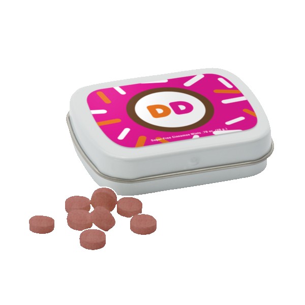 Sugar Free Mints in a Small Rectangular Hinged Tin 1