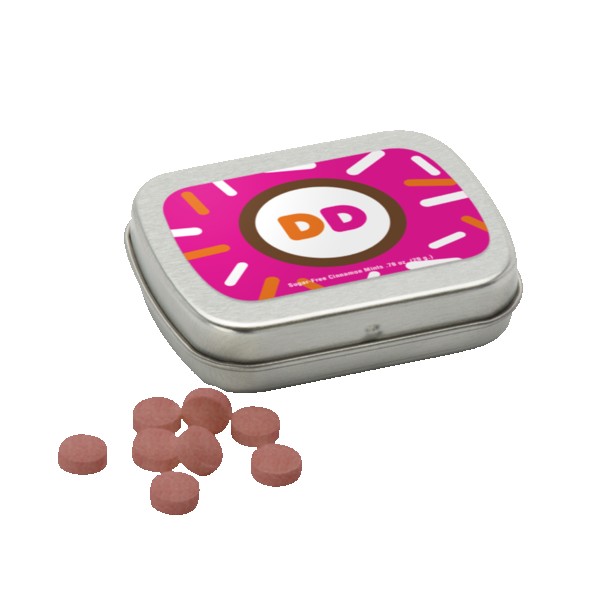 Sugar Free Mints in a Small Rectangular Hinged Tin 1
