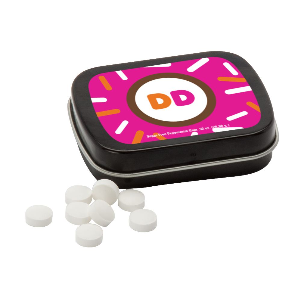 Sugar Free Mints in a Small Rectangular Hinged Tin 1
