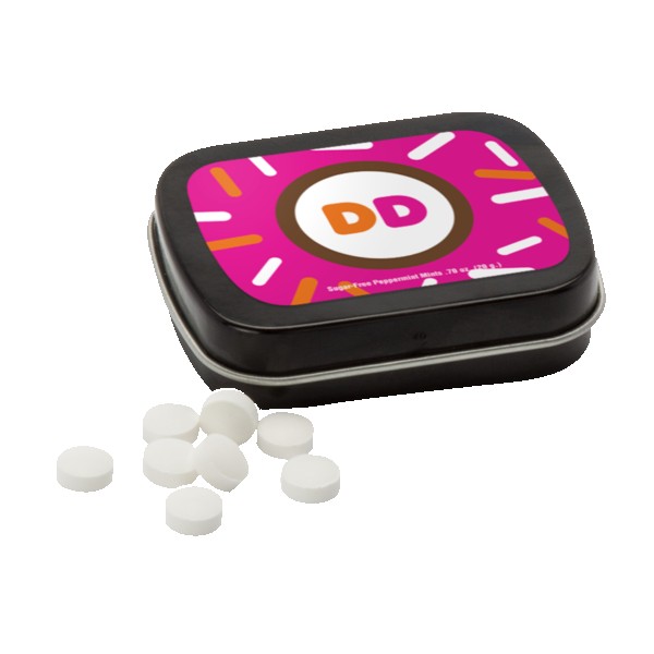 Sugar Free Mints in a Small Rectangular Hinged Tin 1