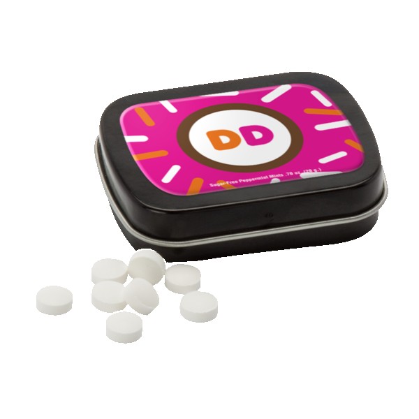 Sugar Free Mints in a Small Rectangular Hinged Tin 1