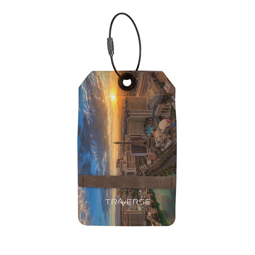 Pikes Dye-Sublimated Felt Luggage Tag 1