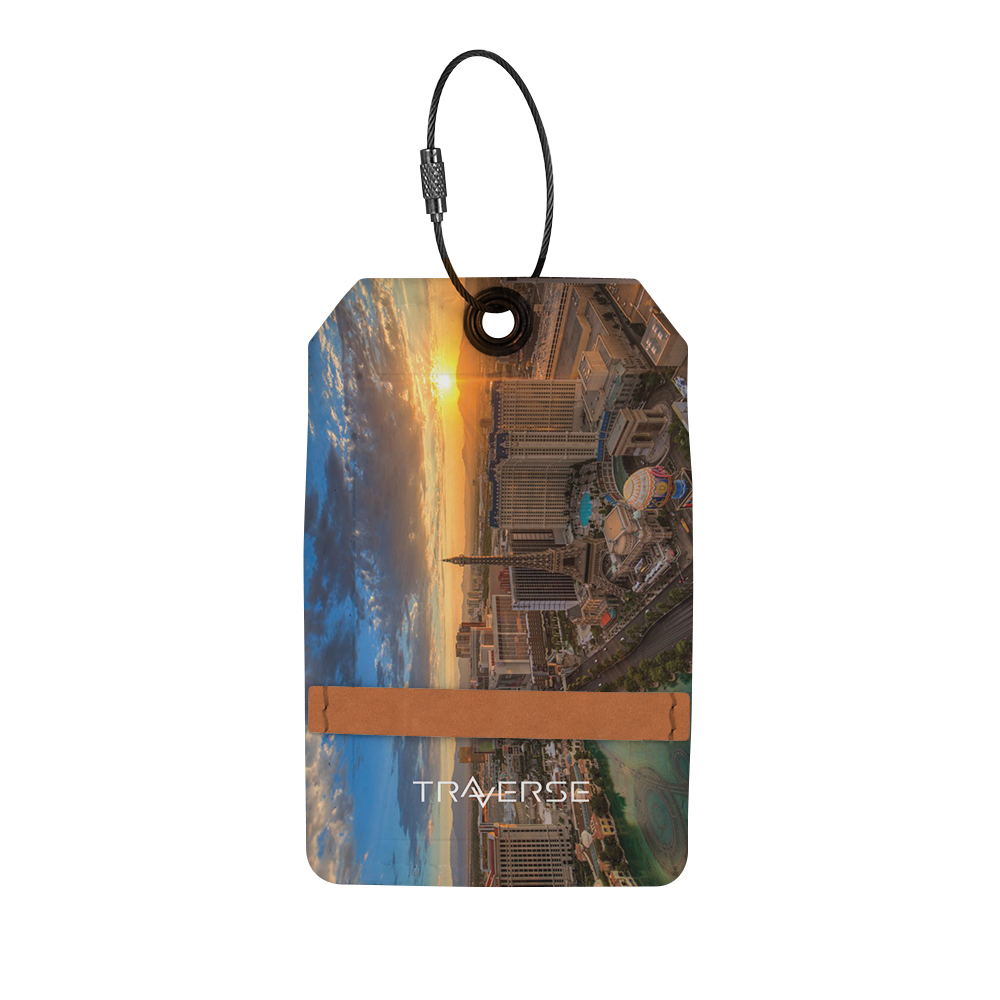 Pikes Dye-Sublimated Felt Luggage Tag 1