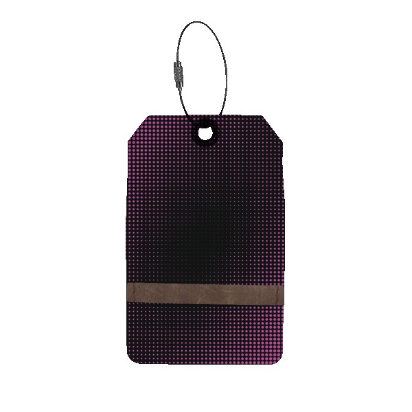 Pikes Dye-Sublimated Felt Luggage Tag 1