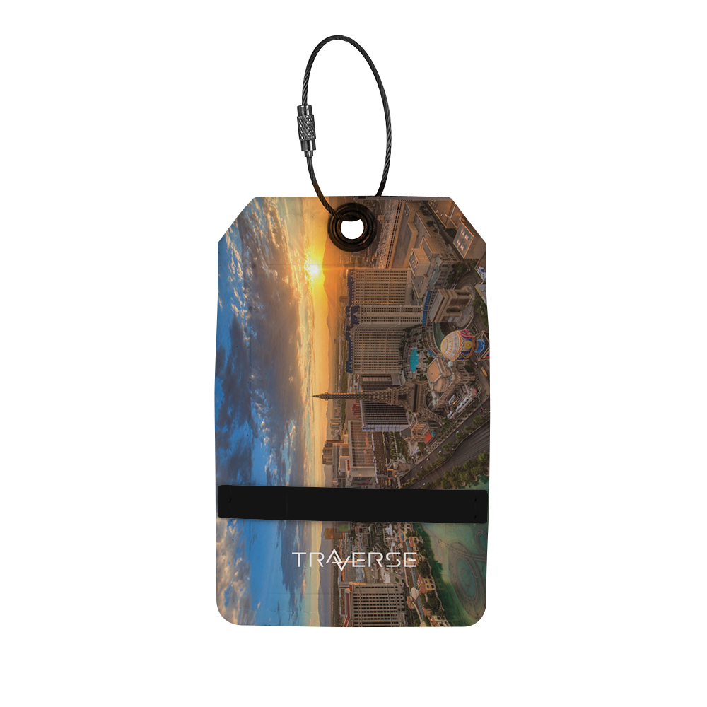Pikes Dye-Sublimated Felt Luggage Tag 1