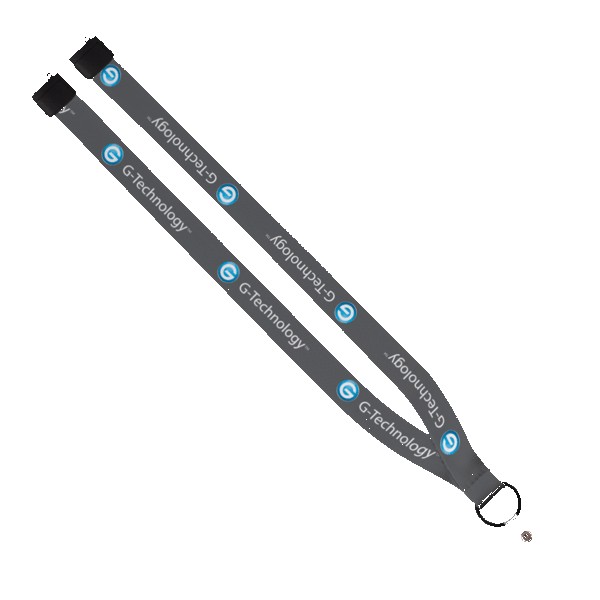 3/4" Polyester Dye Sublimated Lanyard 1