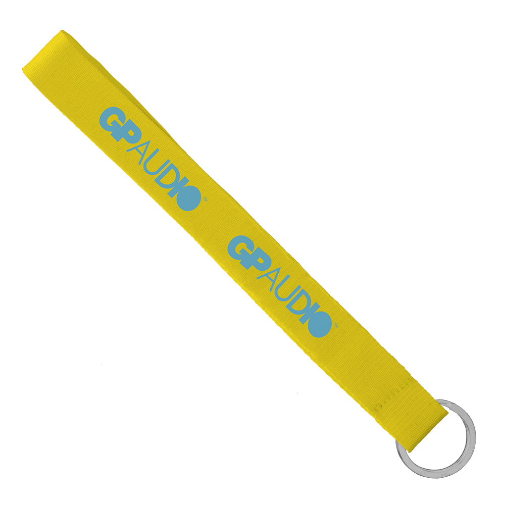 3/4" Sewn Polyester wrist Keychain with Metal Split-Ring 1