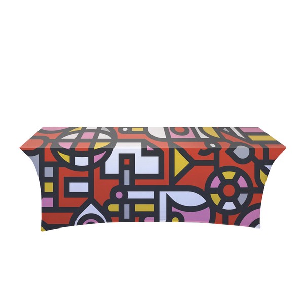 IMPORT 8%27 Stretch Open-Back Full Color Table Throw 1 IMPORT 8%27 Stretch Open-Back Full Color Table Throw 1