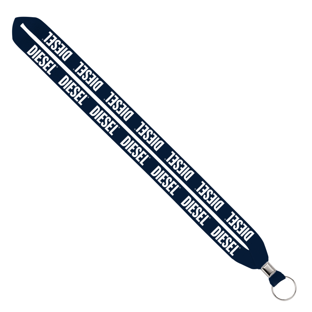 IMPORT Rush 3/4" Polyester Lanyard with Silver Crimp & Split-Ring 1
