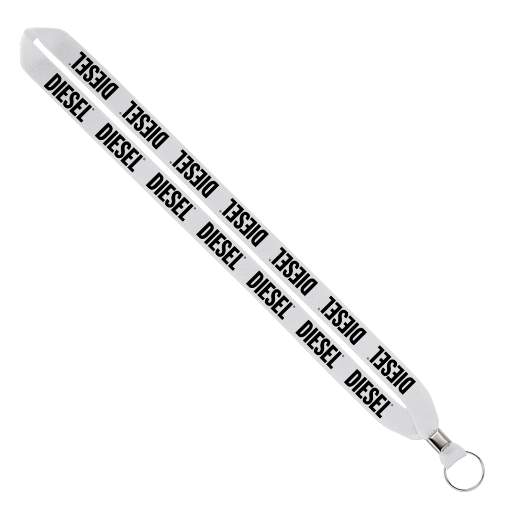 IMPORT Rush 3/4" Polyester Lanyard with Silver Crimp & Split-Ring 1