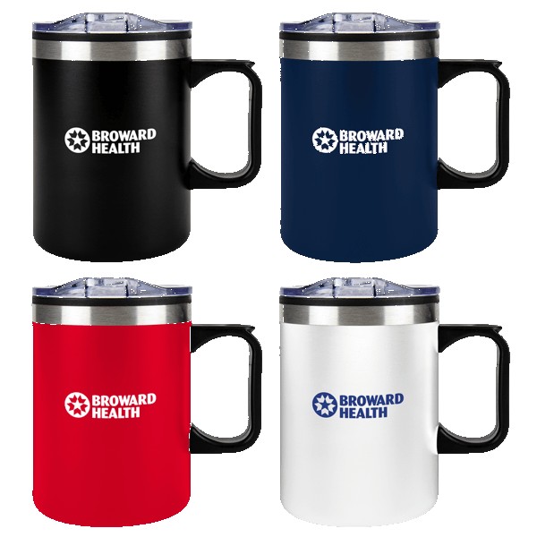 Eden 14oz. Travel Mug with Handle & Lock Lid 1 Eden 14oz. Travel Mug with Handle & Lock Lid 1