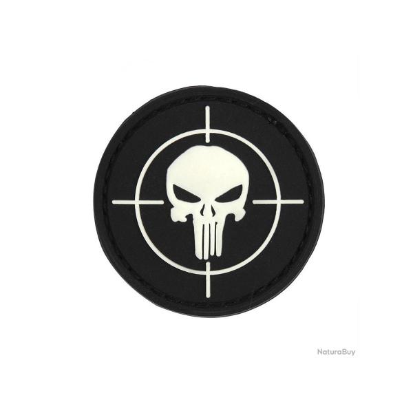 3D PVC Punisher Target Patch Fekete 3D PVC Punisher Target Patch Fekete