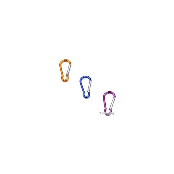 3 db kis karabiner – Kulcsokhoz vagy táskákhoz való rögzítéshez (nem alkalmas hegymászáshoz) 3 db kis karabiner – Kulcsokhoz vagy táskákhoz való rögzítéshez (nem alkalmas hegymászáshoz)