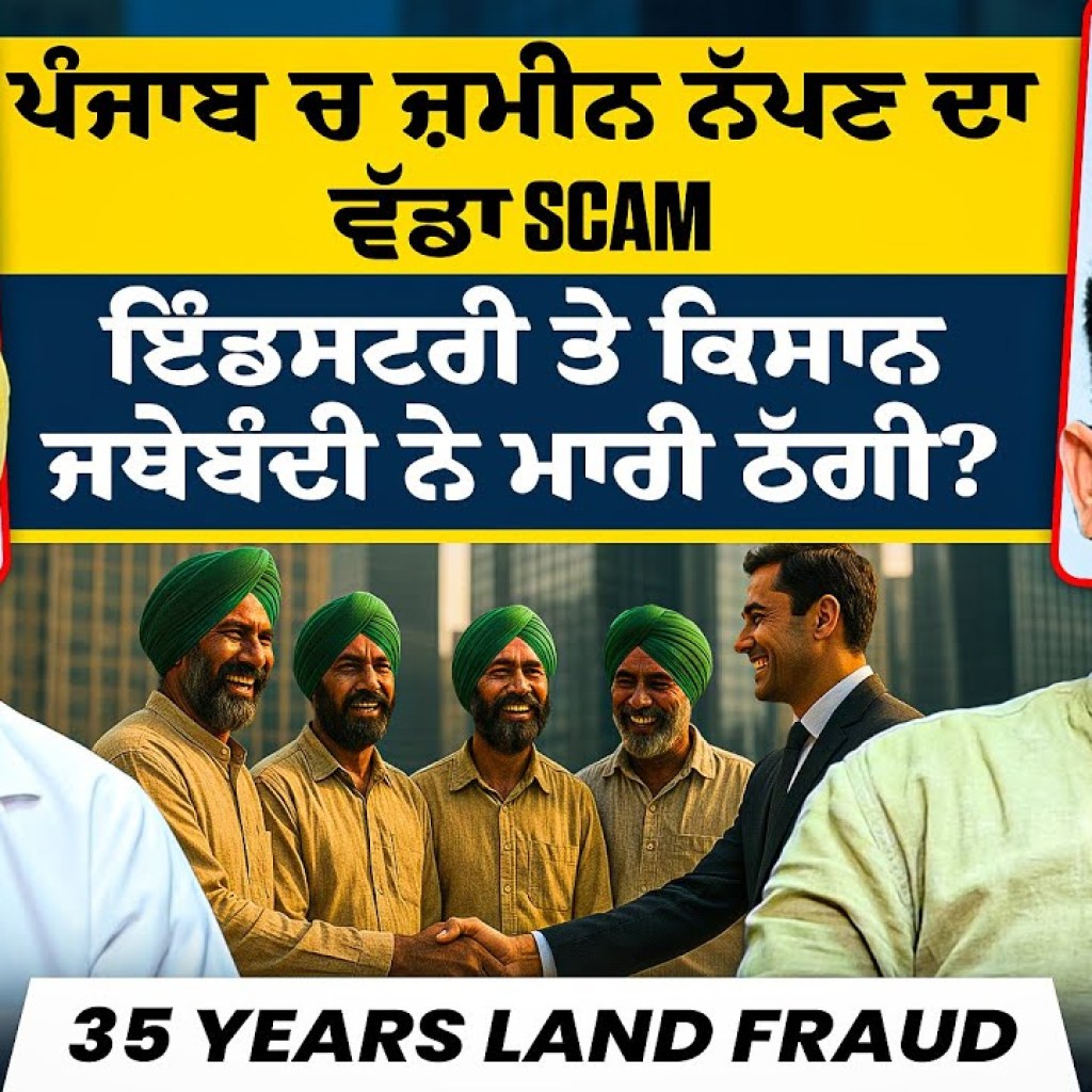 ਪੰਜਾਬ ਚ ਜ਼ਮੀਨ ਨੱਪਣ ਦਾ ਵੱਡਾ Scam |ਇੰਡਸਟਰੀ ਤੇ ਕਿਸਾਨ ਜਥੇਬੰਦੀ ਨੇ ਮਾਰੀ ਠੱਗੀ? | 35 Years Land Fraud ਪੰਜਾਬ ਚ ਜ਼ਮੀਨ ਨੱਪਣ ਦਾ ਵੱਡਾ Scam |ਇੰਡਸਟਰੀ ਤੇ ਕਿਸਾਨ ਜਥੇਬੰਦੀ ਨੇ ਮਾਰੀ ਠੱਗੀ? | 35 Years Land Fraud