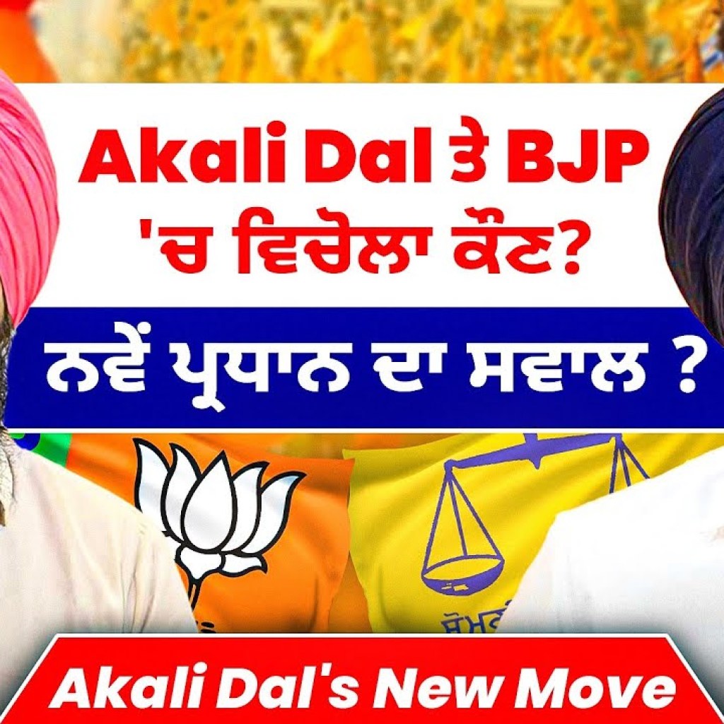 AkaliDal ਤੇ BJP 'ਚ ਵਿਚੋਲਾ ਕੌਣ? | ਨਵੇਂ ਪ੍ਰਧਾਨ ਦਾ ਸਵਾਲ ? | ਬਾਪ VS ਪੁੱਤ | Akali Dal's New Move AkaliDal ਤੇ BJP 'ਚ ਵਿਚੋਲਾ ਕੌਣ? | ਨਵੇਂ ਪ੍ਰਧਾਨ ਦਾ ਸਵਾਲ ? | ਬਾਪ VS ਪੁੱਤ | Akali Dal's New Move