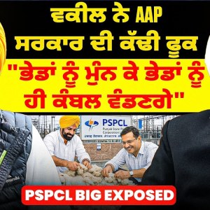 ਵਕੀਲ ਨੇ AAP ਸਰਕਾਰ ਦੀ ਕੱਢੀ ਫੂਕ | “ਭੇਡਾਂ ਨੂੰ ਮੁੰਨ ਕੇ ਭੇਡਾਂ ਨੂੰ ਹੀ ਕੰਬਲ ਵੰਡਣਗੇ” | PSPCL BiG Exposed ਵਕੀਲ ਨੇ AAP ਸਰਕਾਰ ਦੀ ਕੱਢੀ ਫੂਕ | “ਭੇਡਾਂ ਨੂੰ ਮੁੰਨ ਕੇ ਭੇਡਾਂ ਨੂੰ ਹੀ ਕੰਬਲ ਵੰਡਣਗੇ” | PSPCL BiG Exposed