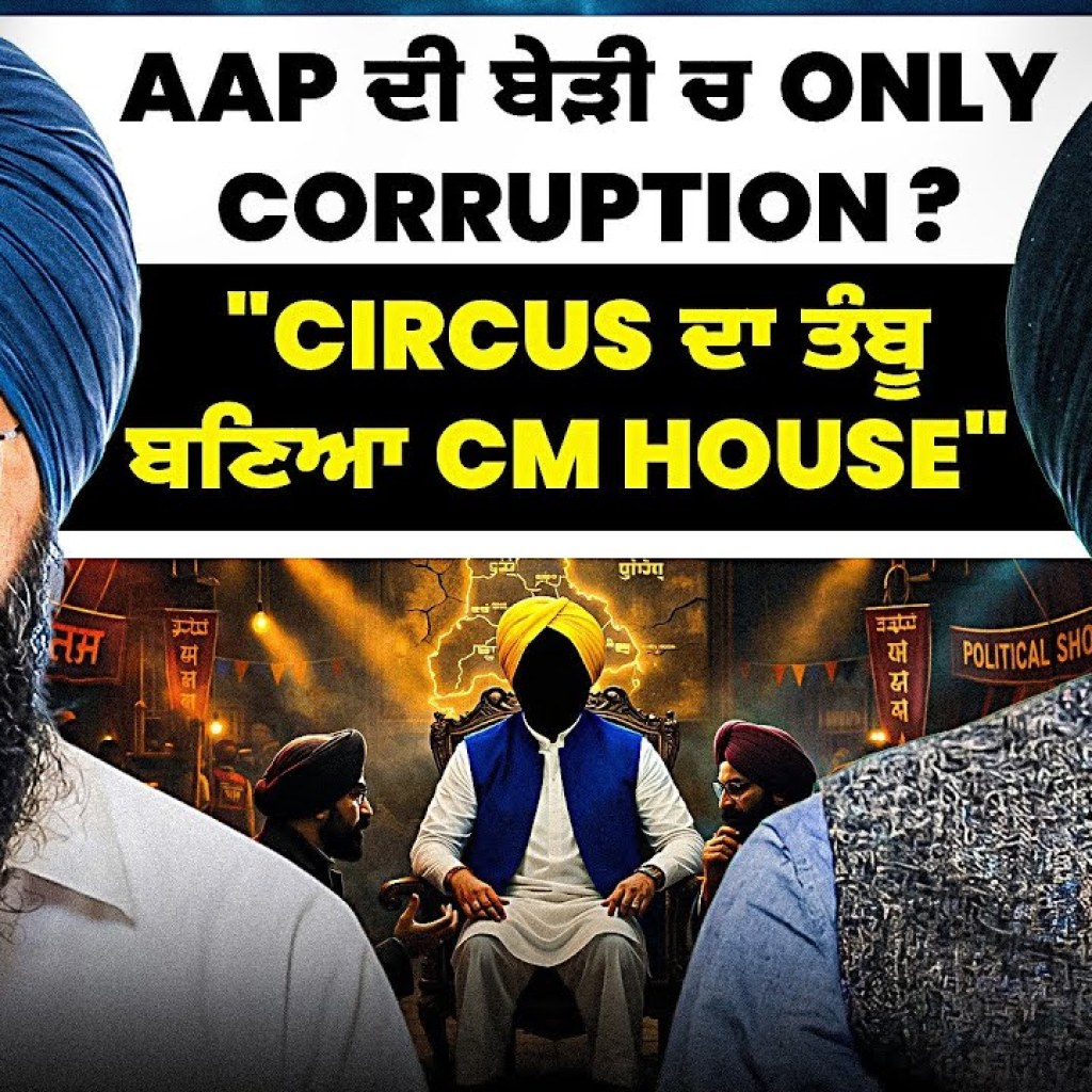 AAP ਦੀ ਬੇੜੀ ਚ Only Corruption ? “Circus ਦਾ ਤੰਬੂ ਬਣਿਆ CM House” AAP ਦੀ ਬੇੜੀ ਚ Only Corruption ? “Circus ਦਾ ਤੰਬੂ ਬਣਿਆ CM House”
