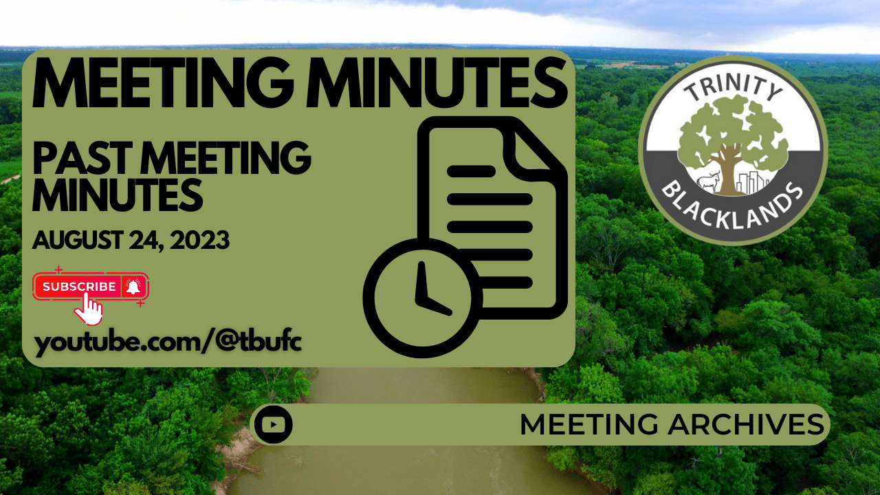 Meeting Minutes – August 24, 2023 Meeting Minutes – August 24, 2023