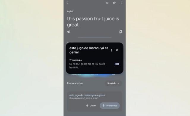 Google Translate usa IA para ayudarte a practicar la pronunciación Google Translate usa IA para ayudarte a practicar la pronunciación