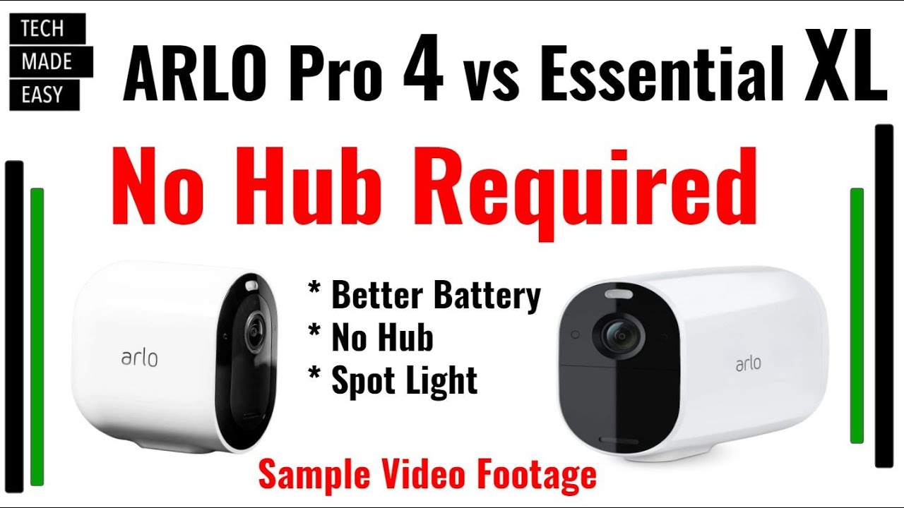 Arlo Essential XL 第 2 世代と Arlo Pro 4: どちらのセキュリティカメラが優れていますか? Arlo Essential XL 第 2 世代と Arlo Pro 4: どちらのセキュリティカメラが優れていますか?