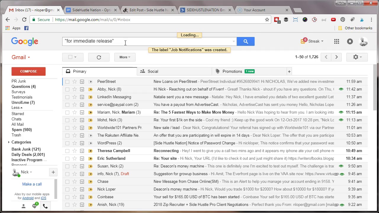 Gmailでフォルダーを作成する方法 Gmailでフォルダーを作成する方法