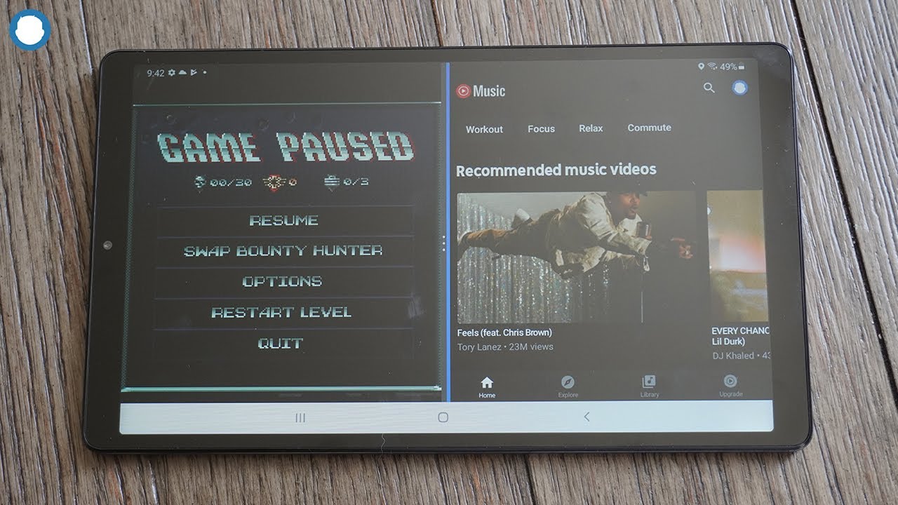 Samsung タブレットで分割画面ビューを使用する方法 Samsung タブレットで分割画面ビューを使用する方法