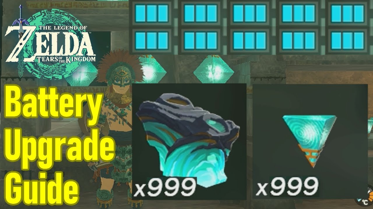 ゼルダの伝説 涙の王国:ゾナイのバッテリーをアップグレードして増やす方法 ゼルダの伝説 涙の王国:ゾナイのバッテリーをアップグレードして増やす方法