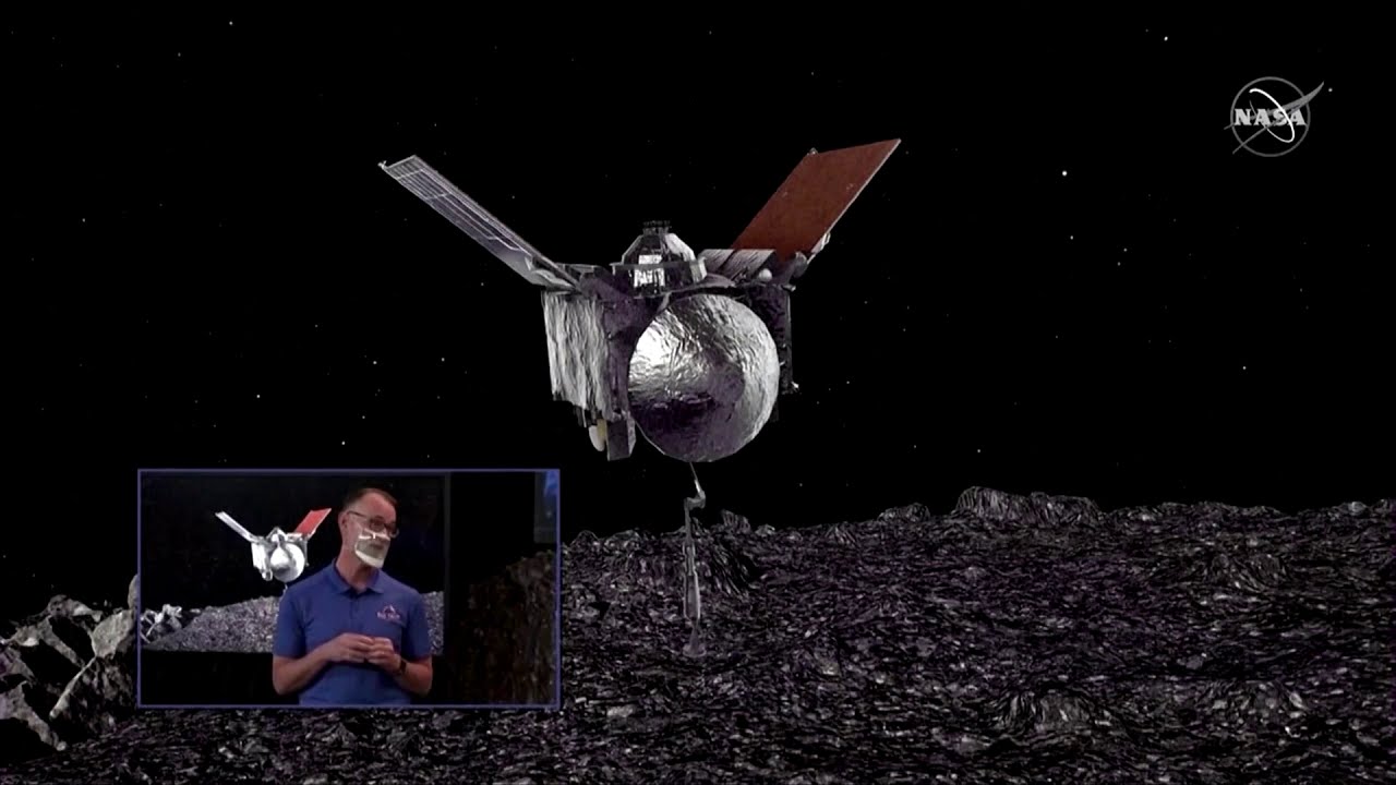 NASA、小惑星から採取した最初のサンプルを割り出し、2本の粘着ネジを破壊 NASA、小惑星から採取した最初のサンプルを割り出し、2本の粘着ネジを破壊