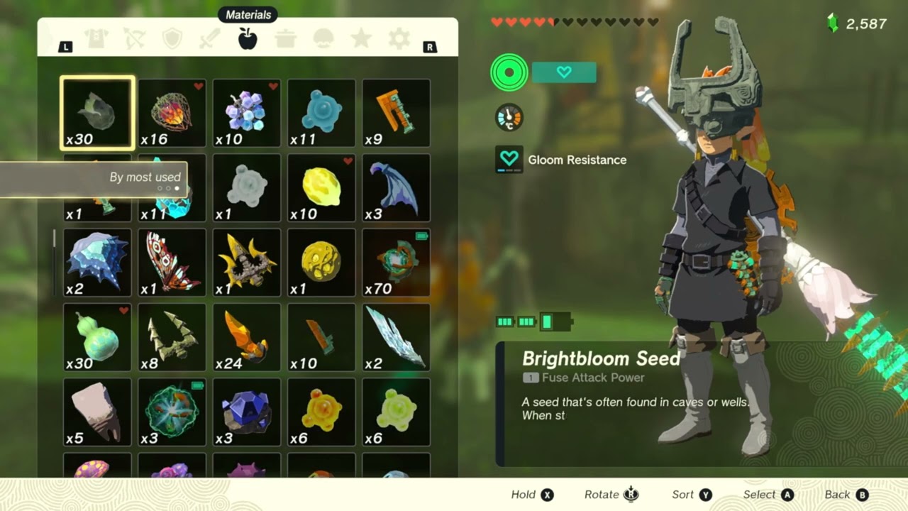 ゼルダの伝説 涙の王国でワイルドグリーンを入手する方法 ゼルダの伝説 涙の王国でワイルドグリーンを入手する方法