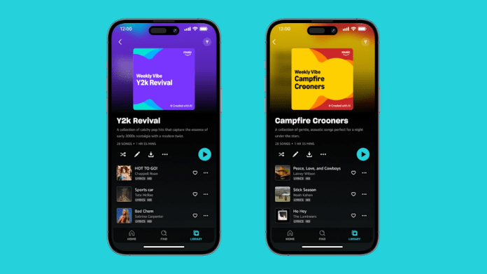 Amazon Music launches AI-powered weekly playlists based on ‘preferences and mood’ Amazon Music launches AI-powered weekly playlists based on ‘preferences and mood’