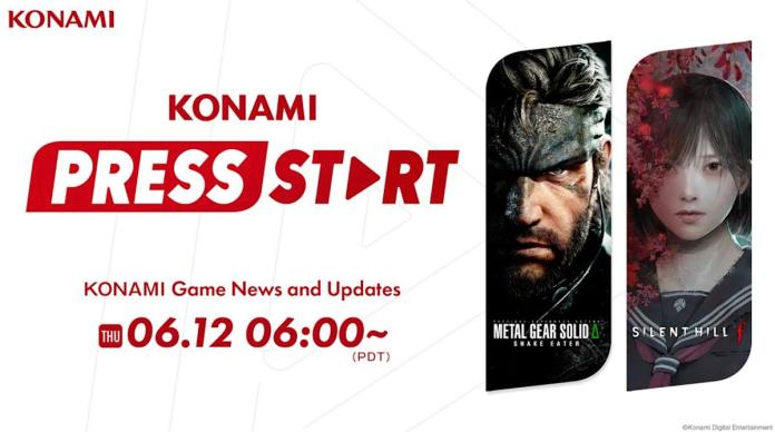 Watch Konami’s Press Start Metal Gear and Silent Hill stream at 9AM ET Watch Konami’s Press Start Metal Gear and Silent Hill stream at 9AM ET