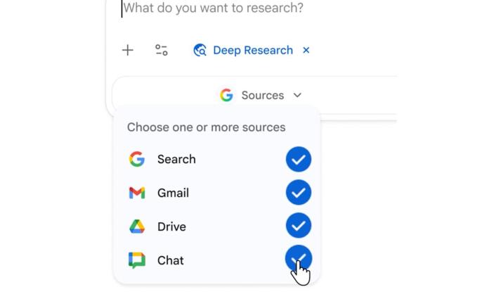 Google Gemini can now do deep research on your Gmail and Drive data Google Gemini can now do deep research on your Gmail and Drive data