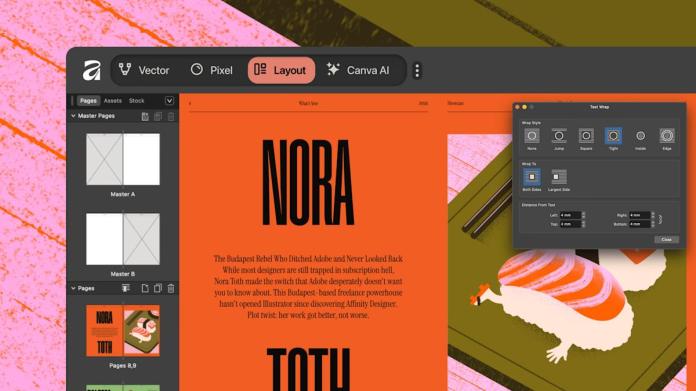 Affinity resurfaces as an all-in-one illustration, photo editing and layout app Affinity resurfaces as an all-in-one illustration, photo editing and layout app