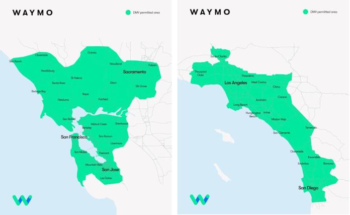 Waymo gets California DMV’s approval to test robotaxis in more areas Waymo gets California DMV’s approval to test robotaxis in more areas