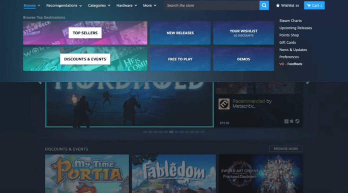 Valve rolls out a new Steam store menu to make it easier to find games Valve rolls out a new Steam store menu to make it easier to find games