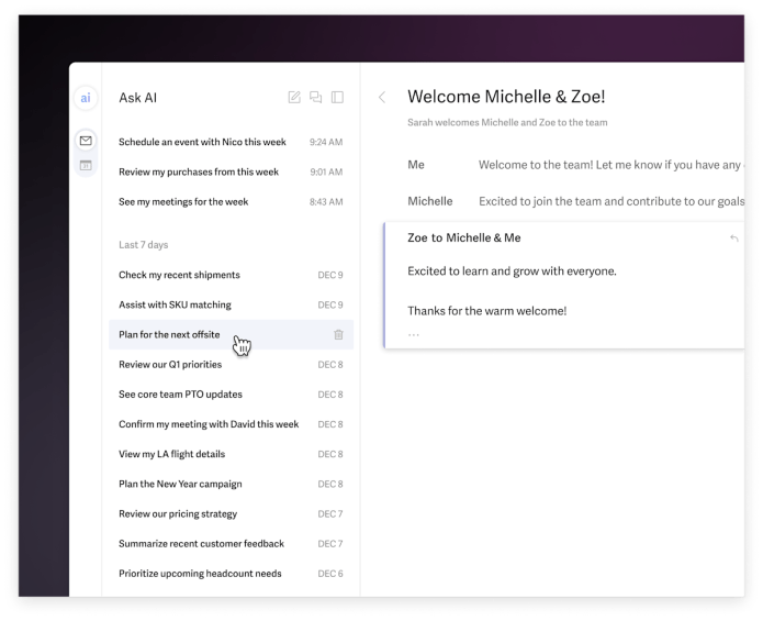 Superhuman (formerly Grammarly) has some AI updates for its Superhuman Mail app Superhuman (formerly Grammarly) has some AI updates for its Superhuman Mail app