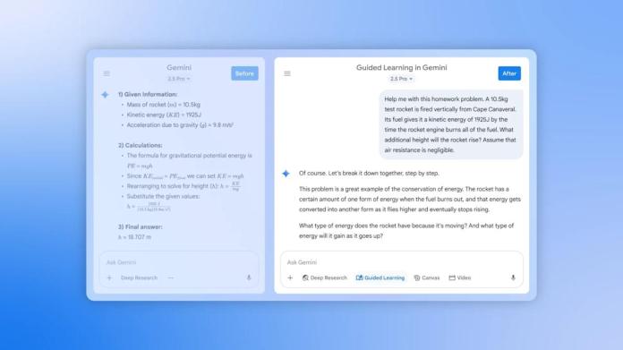 Gemini’s new Guided Learning mode can quiz students and create interactive study aids Gemini’s new Guided Learning mode can quiz students and create interactive study aids