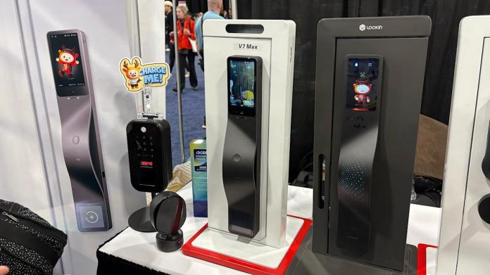 Lockin’s everlasting vein-recognizing smart lock doorbell cam combo is peak CES Lockin’s everlasting vein-recognizing smart lock doorbell cam combo is peak CES
