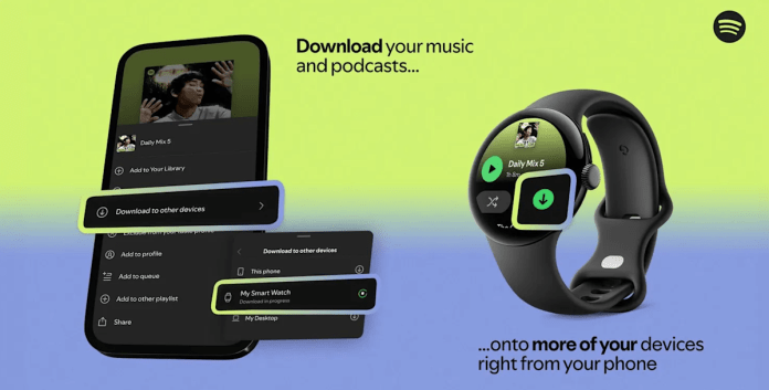 Spotify is adding the ability to remotely download playlists to secondary devices Spotify is adding the ability to remotely download playlists to secondary devices