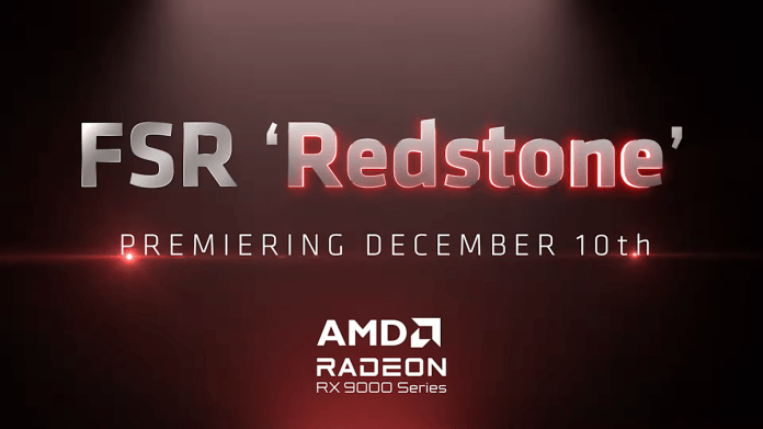 AMD will preview its Redstone upscaling tech on December 10 AMD will preview its Redstone upscaling tech on December 10
