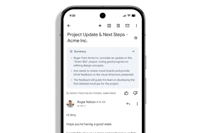 The Gmail app can automatically summarize those long email threads The Gmail app can automatically summarize those long email threads