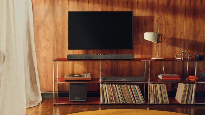 Marshall adds a subwoofer and compact soundbar to its Heston TV audio lineup Marshall adds a subwoofer and compact soundbar to its Heston TV audio lineup