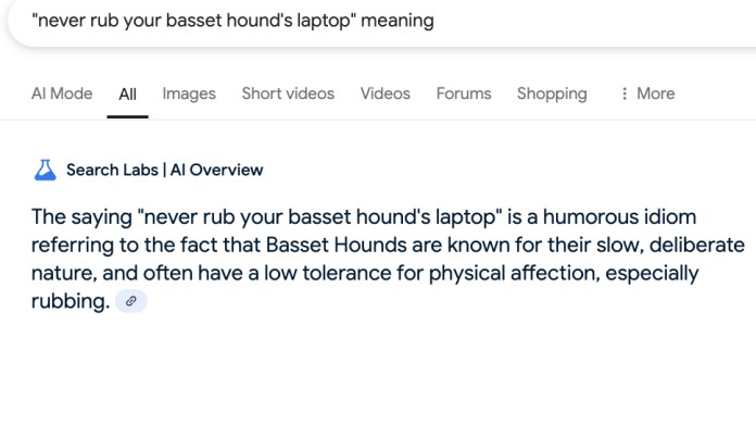 You can trick Google’s AI Overviews into explaining made-up idioms You can trick Google’s AI Overviews into explaining made-up idioms