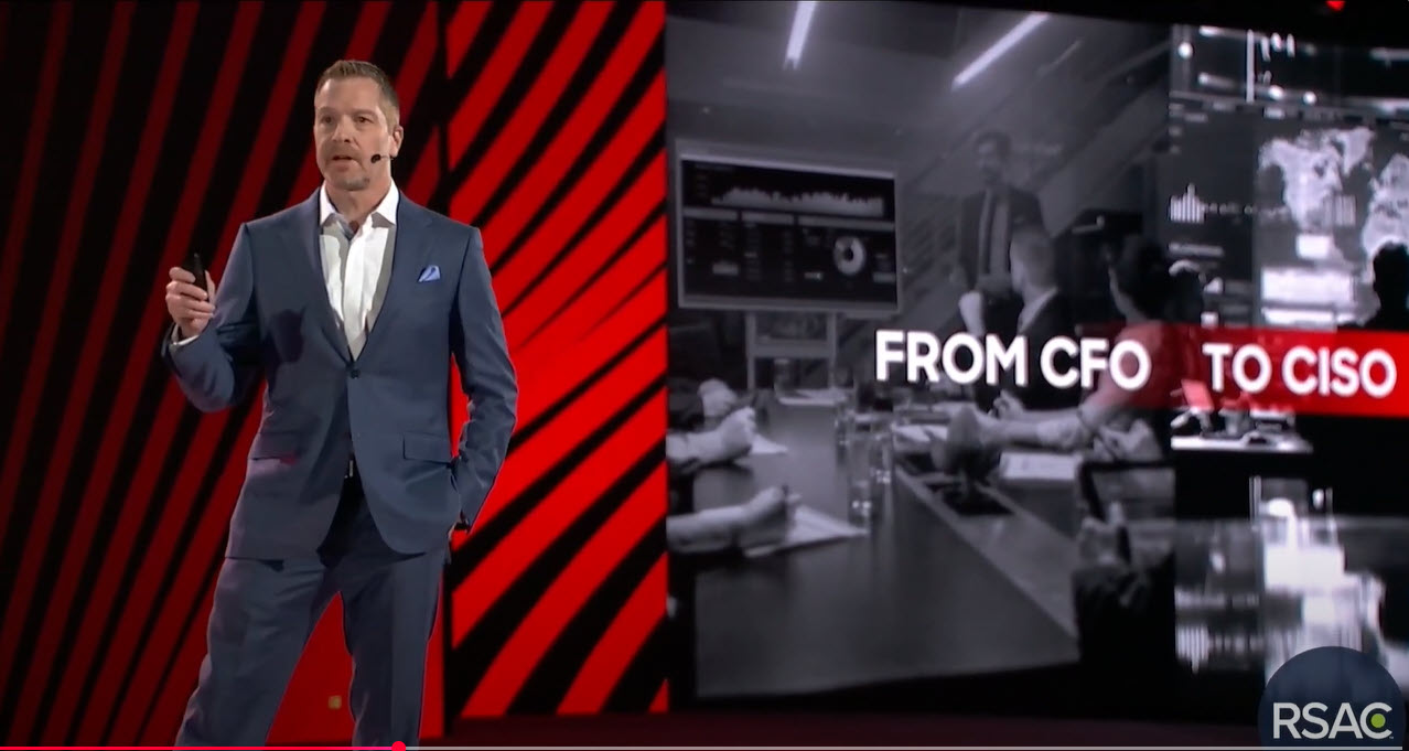 Caption:
CrowdStrike CEO George Kurtz delivers a stark warning at RSAC 2025: “Cyber risk is now the defining business risk for every board,” as CISOs rise to prominence alongside CFOs in boardroom decision-making.