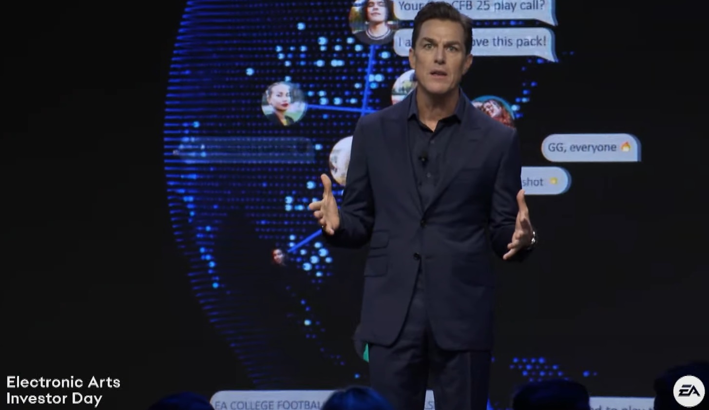 EA CEO Andrew Wilson at 2024 investor day.