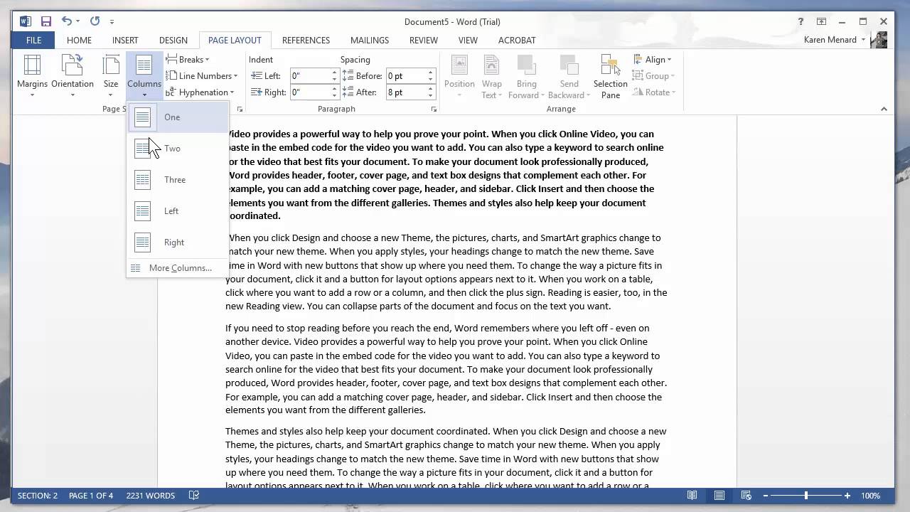 Microsoft Wordでセクション区切りを挿入する方法 Microsoft Wordでセクション区切りを挿入する方法