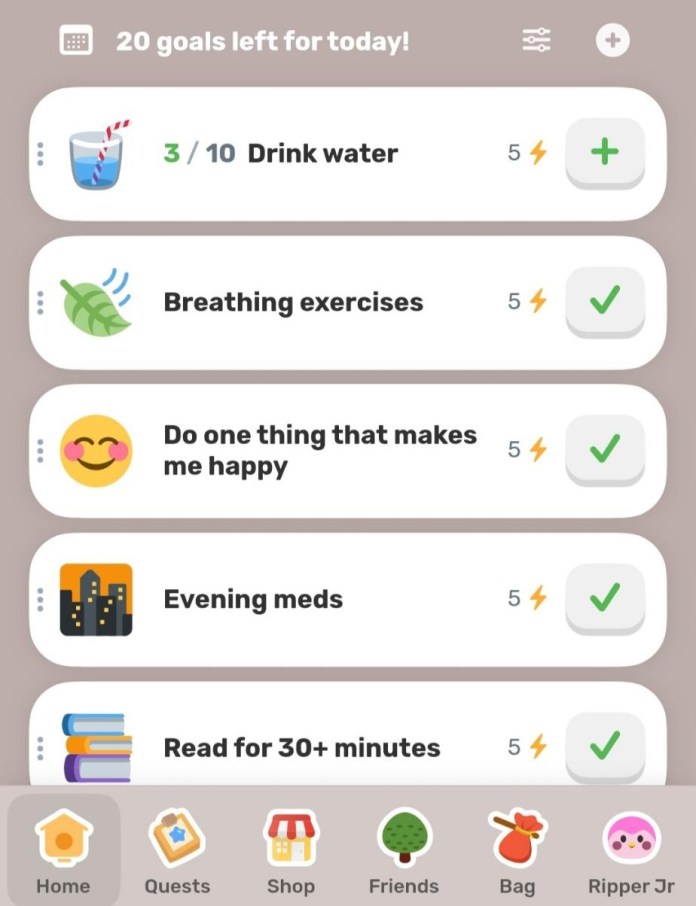 This self-care digital pet helps me get my act collectively This self-care digital pet helps me get my act collectively