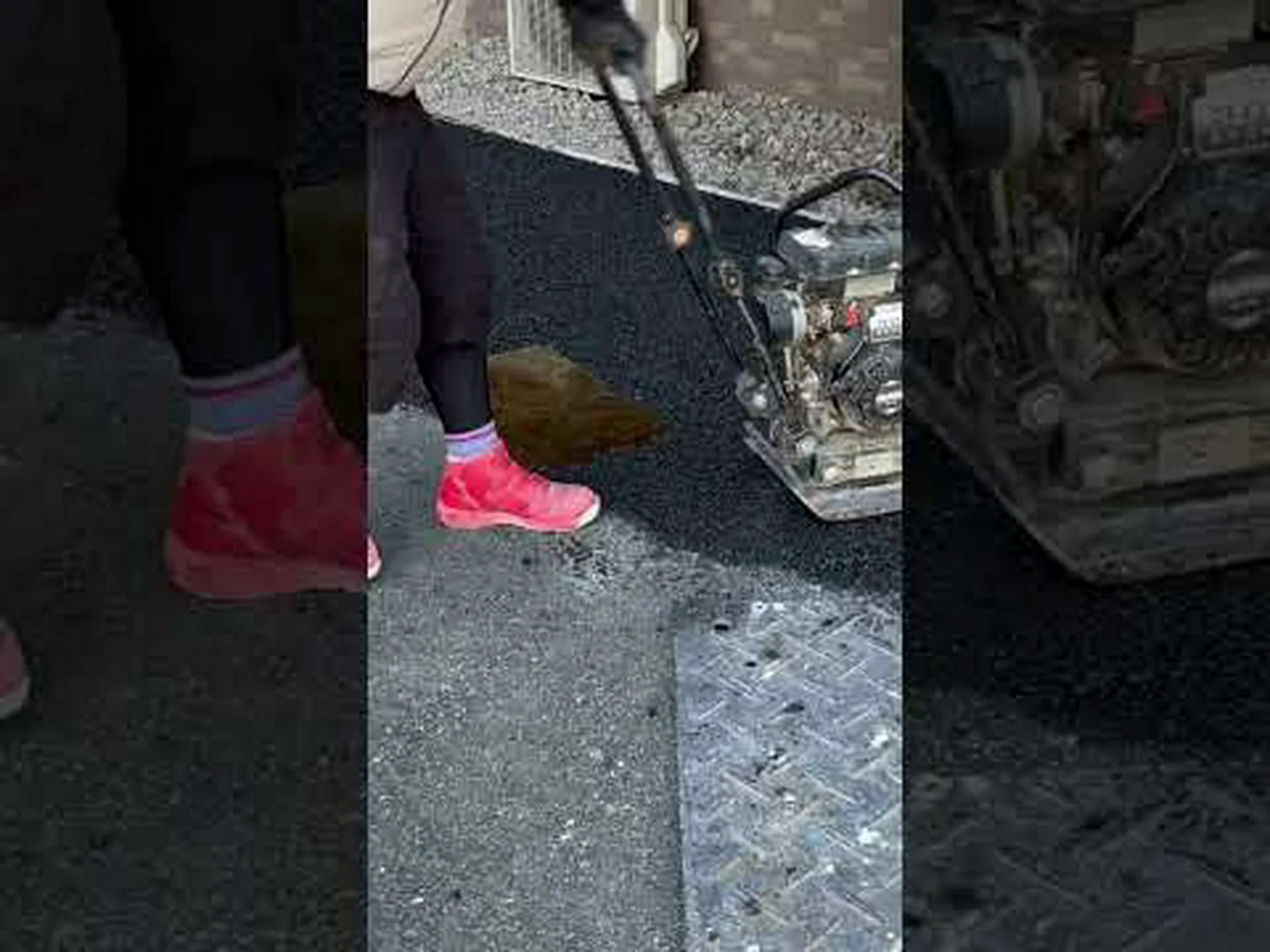 舗装を作ります 舗装を作ります